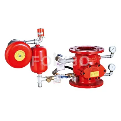 Islak boru alarm valfi